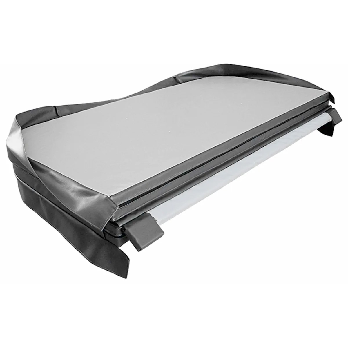 W'eau spacover 160 x 160 cm - Grijs - Radius 18 cm