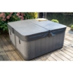W'eau spacover 160 x 160 cm - Grijs - Radius 18 cm