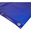 Zwembadfolie met oogjes, geschikt voor zwembadafdekking en bescherming, in blauwe kleur, duurzame en.