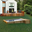BWT Compact stadszwembad - 4.20 x 3.50 x 1.33 m - met zandfilterpomp en omkasting