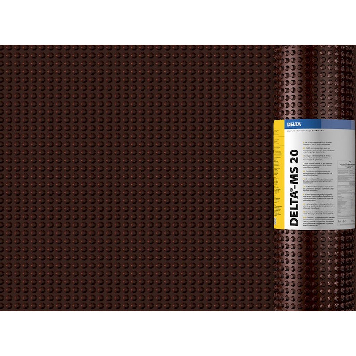 Delta MS Drainage scherm - sheet breedte 1,5 x 20 meter rol