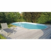 Gardipool Oblong houten zwembad - 8.10 x 4.60 x 1.33 m