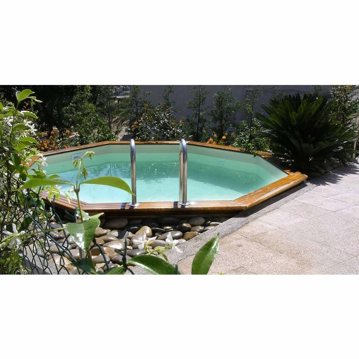 Gardipool Octoo houten zwembad - Ø4.20 x 1.20 m