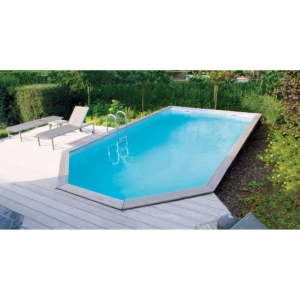 Gardipool Rectoo houten zwembad - 7.60 x 3.90 x 1.33 m