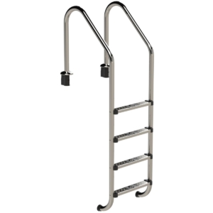 IDEAL Standaard RVS zwembadtrap 4 treden - AISI 304
