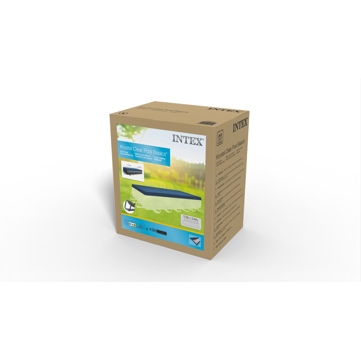 Intex Deluxe afdekzeil - Rechthoekig frame - 732 x 366 cm