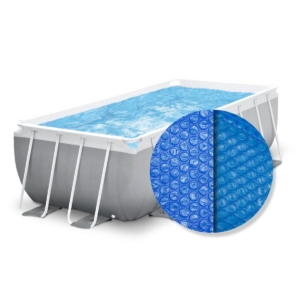 Intex solar cover rechthoekig - 400 x 200 cm (zeilmaat 378 x 186) - Blauw