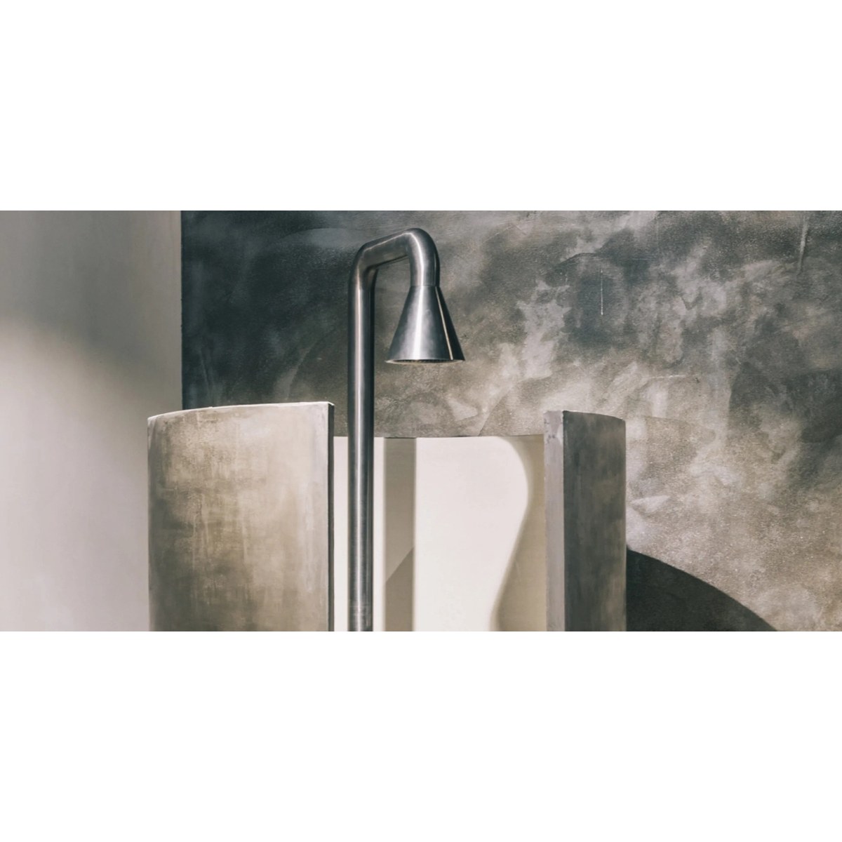 JEE-O Cone 01 buitendouche - Geborsteld RVS