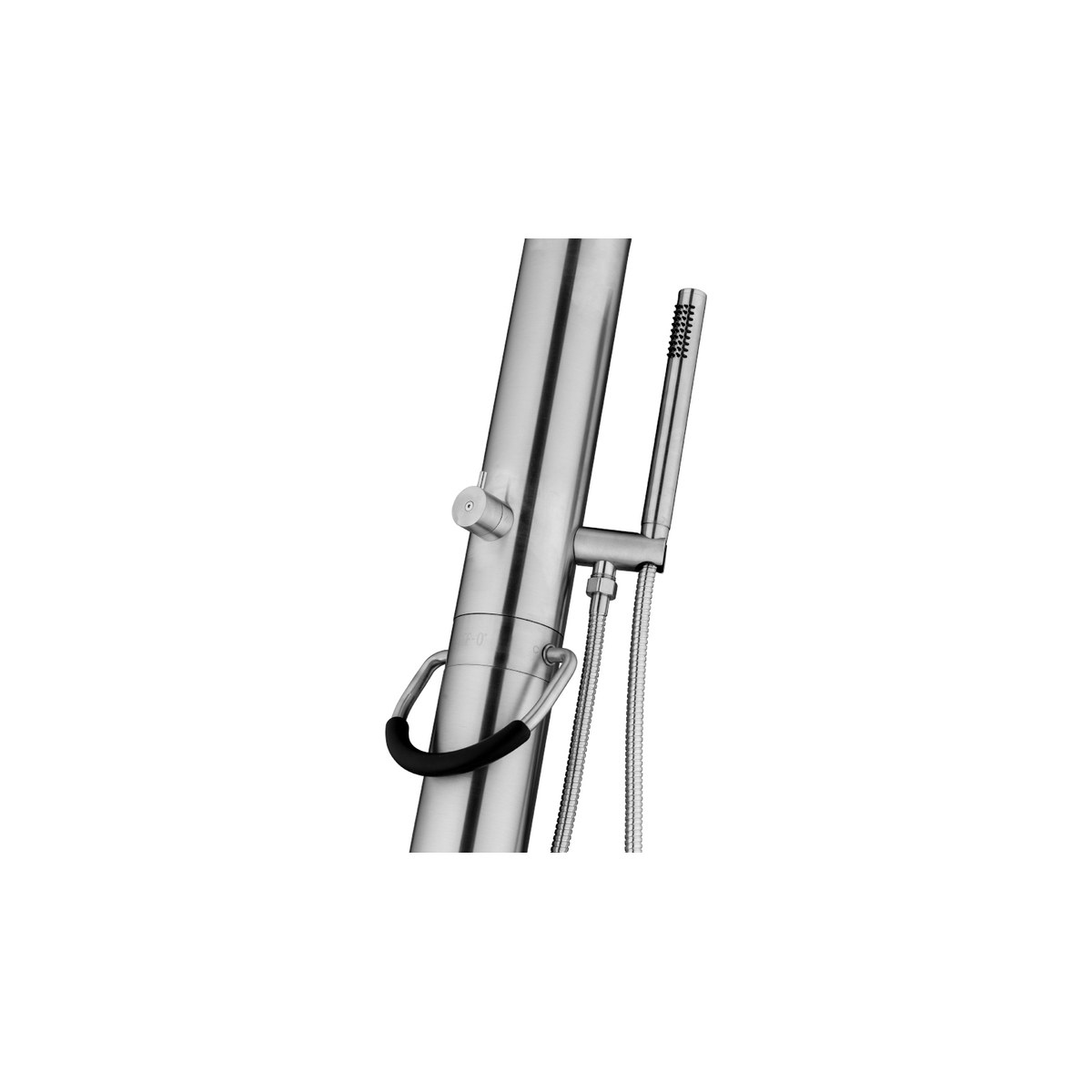 JEE-O Fatline 02 buitendouche - Geborsteld RVS