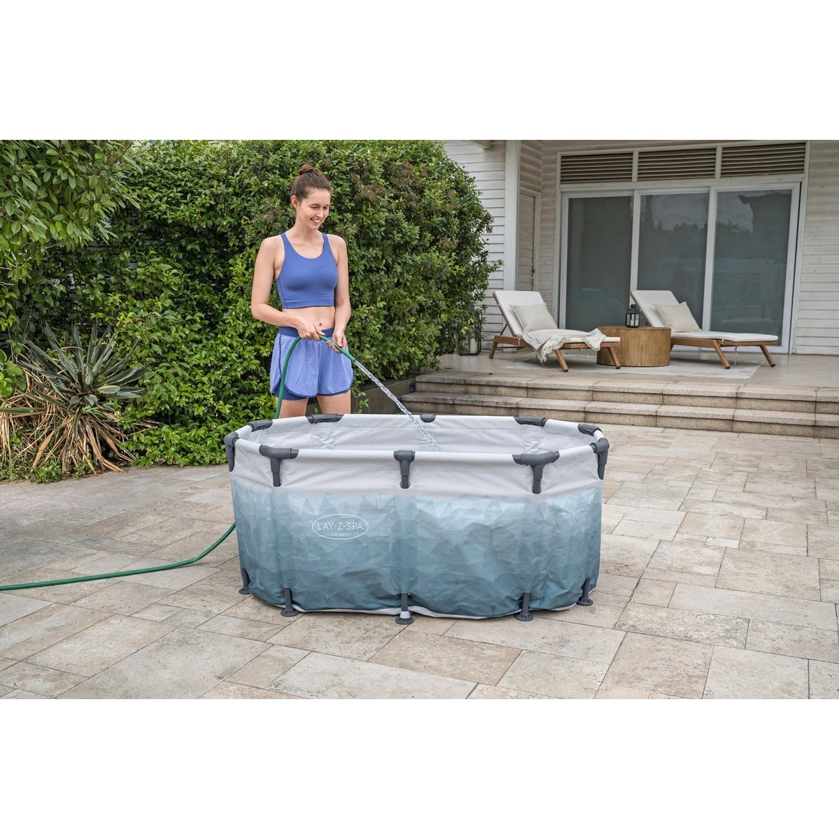 Lay Z Spa frame ijsbad - Ovaal