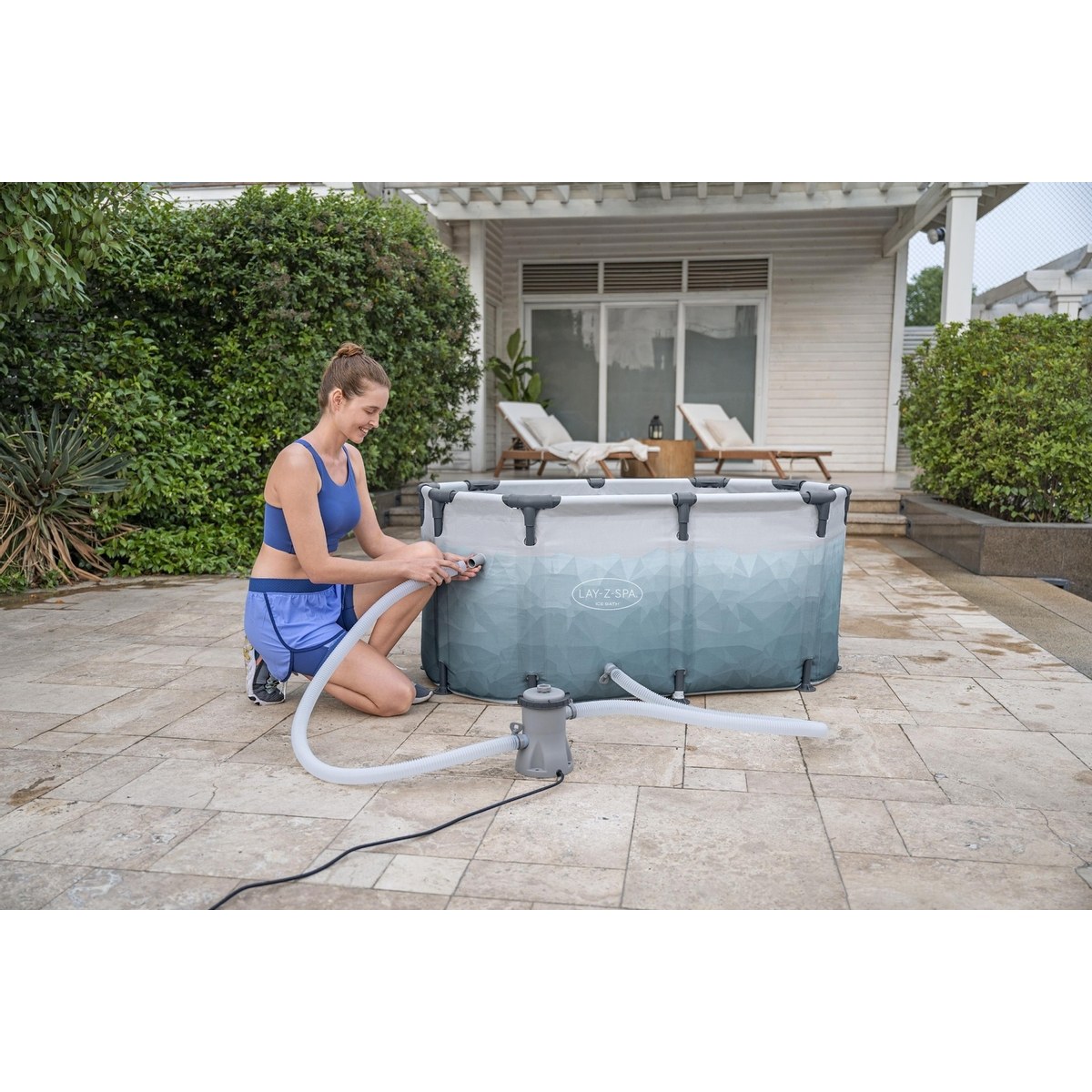 Lay Z Spa frame ijsbad - Ovaal
