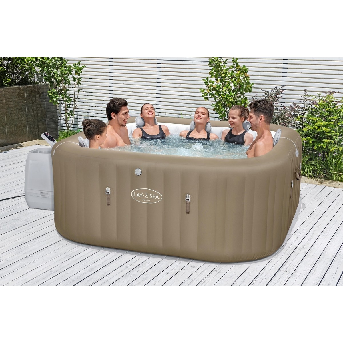 Lay-Z Spa Palma EnergySense Hydrojet Pro opblaasbare spa - 7 persoons