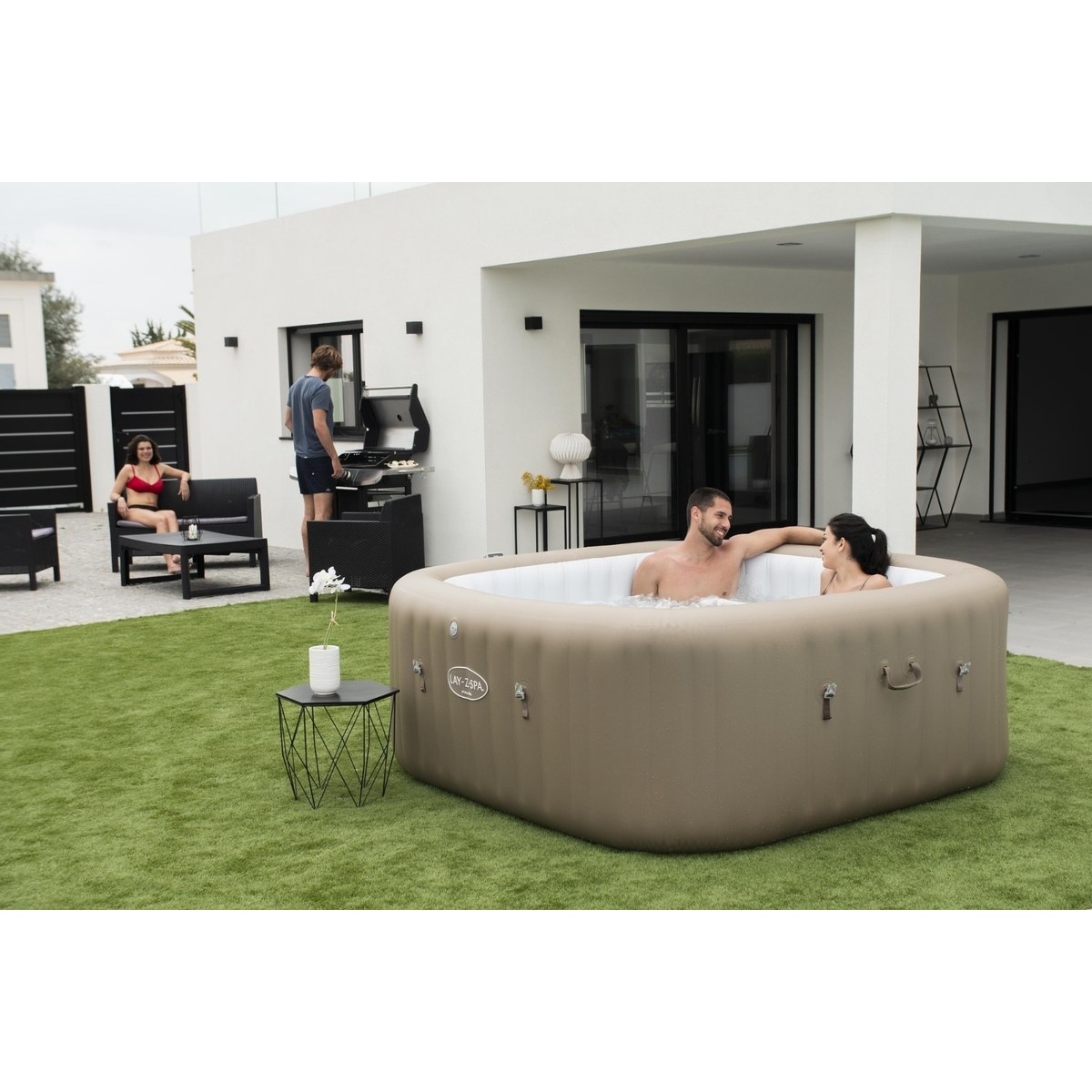 Lay-Z Spa Palma EnergySense Hydrojet Pro opblaasbare spa - 7 persoons