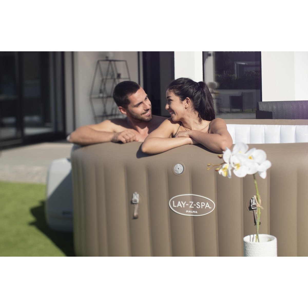 Lay-Z Spa Palma EnergySense Hydrojet Pro opblaasbare spa - 7 persoons