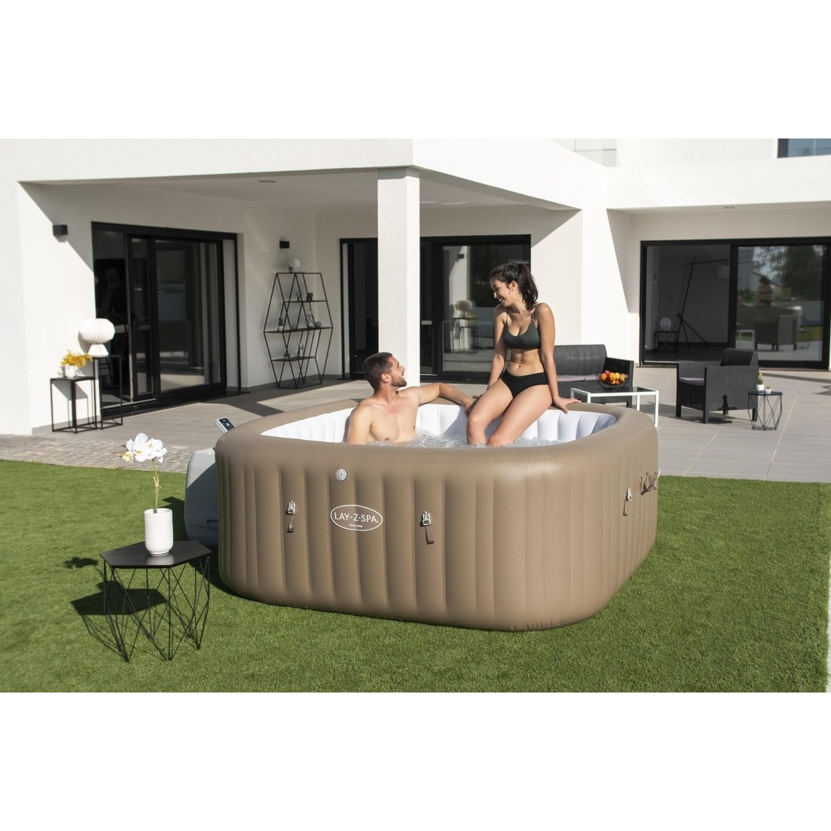Lay-Z Spa Palma EnergySense Hydrojet Pro opblaasbare spa - 7 persoons