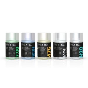 Meytec volledige kalibratieset (pH 7.00/10.01/475mV/KCL/H20)