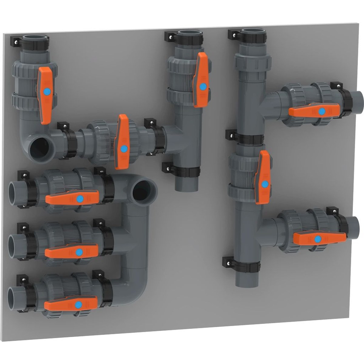 PVC installatiepaneel tbv desinfectiepanelen