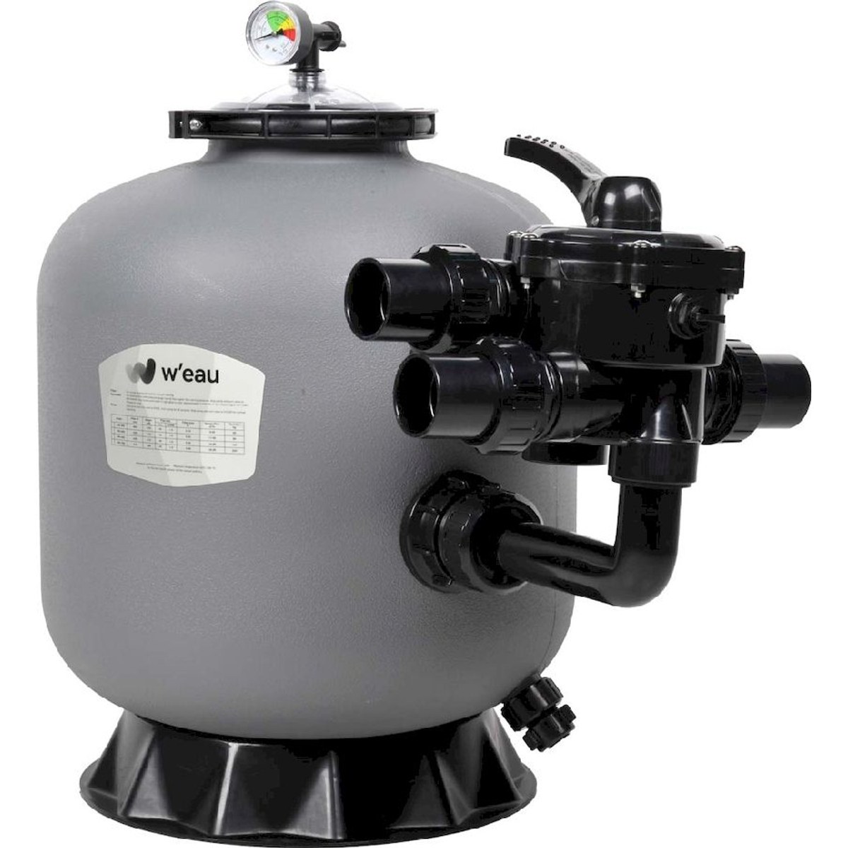W'eau HDPE-700 side mount zandfilter 20m³