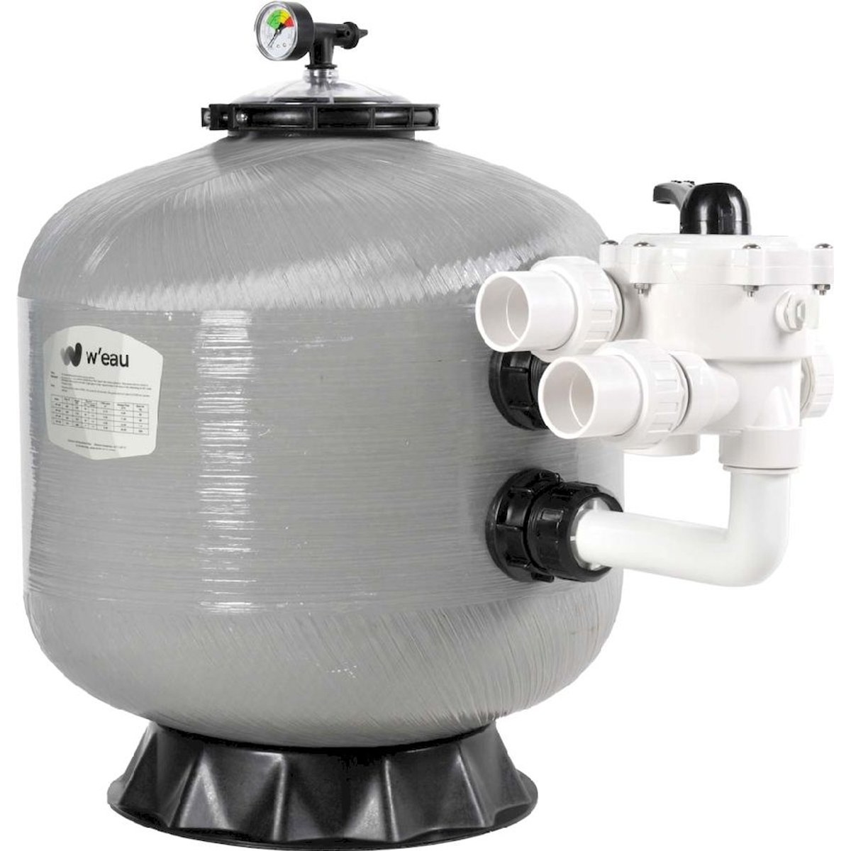 W'eau S-650 glasvezelversterkt sidemount zandfilter 16m³