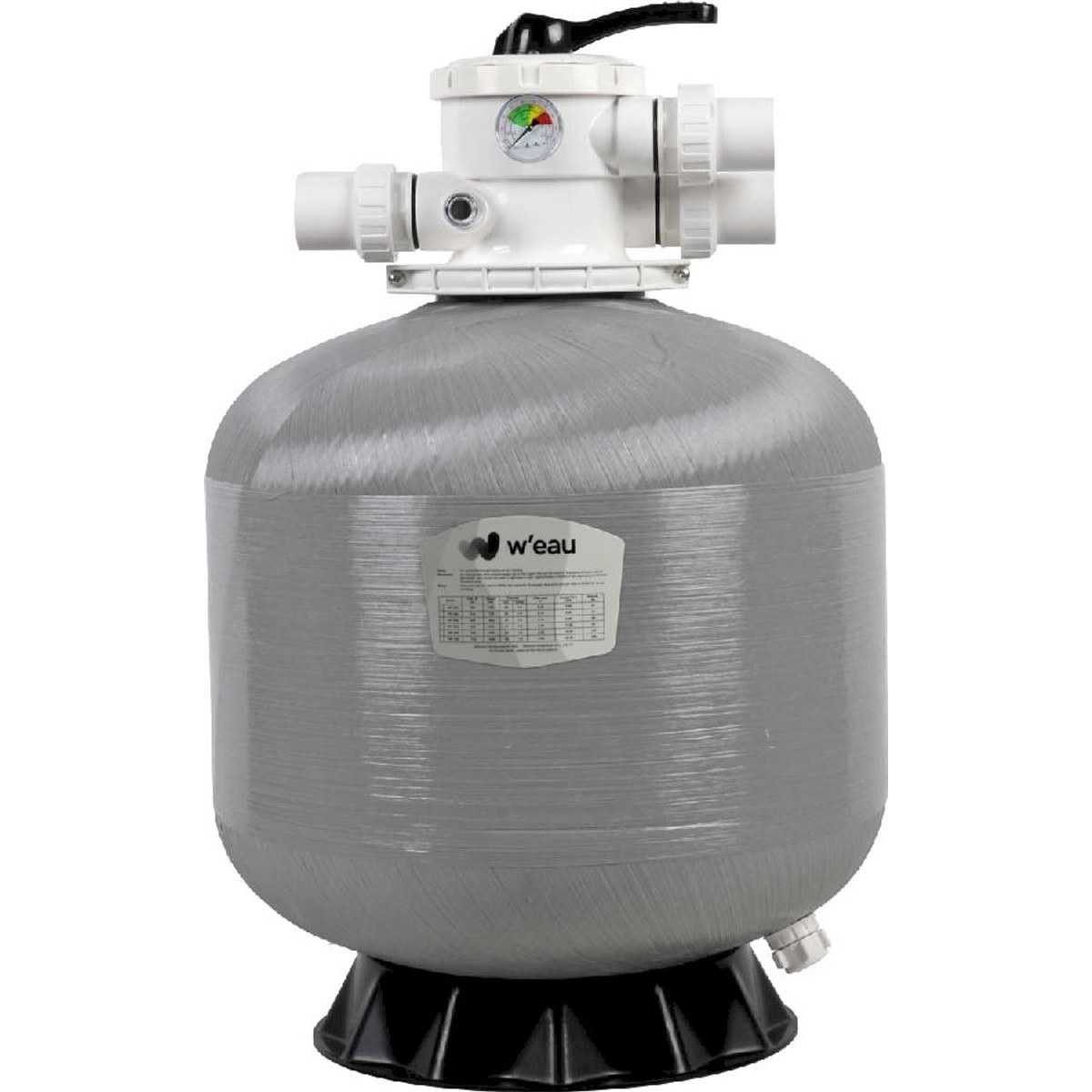 W'eau V-650 glasvezelversterkt topmount zandfilter 16m³