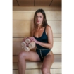 Halu ergonomische hoofdsteun voor Sauna - Rond - Red Cedar