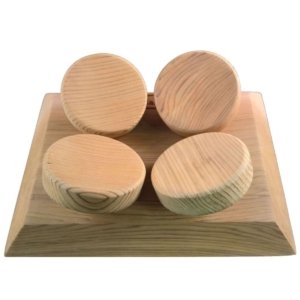 Halu ergonomische hoofdsteun voor Sauna - Vierkant - Red Cedar