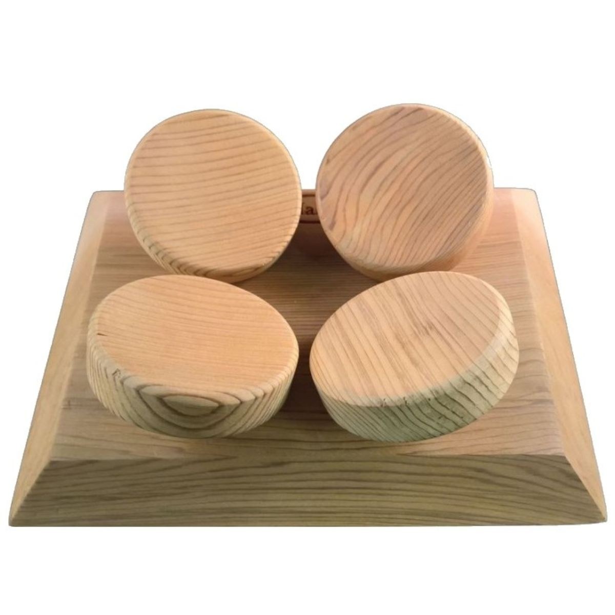 Ergonomische Hoofdsteun Vierkant voor Sauna (Red Cedar) - Halu