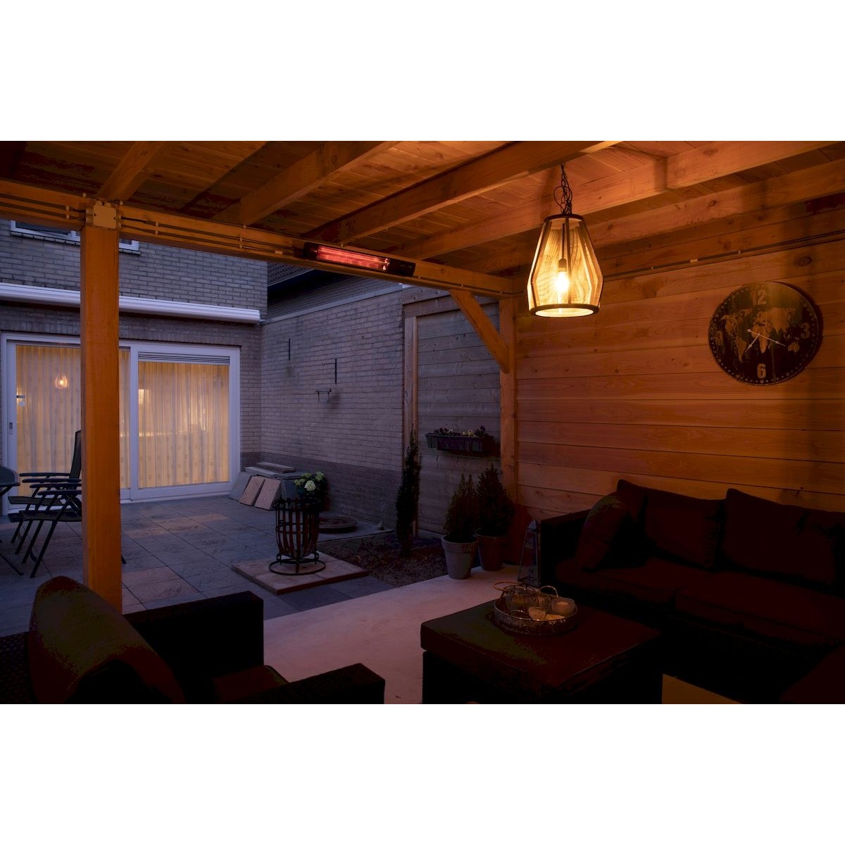 Sunred Heater Dark Wall 1500 terrasverwarmer