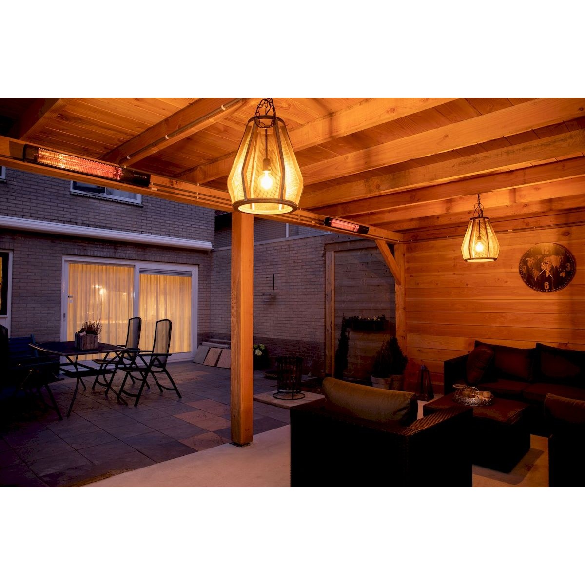 Sunred Heater Dark Wall 1500 terrasverwarmer