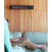 Sunred Heater Triangle Dark Smart Wall 2500 terrasverwarmer
