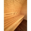 Thermowood elektrische barrelsauna met voorportaal - 6 personen