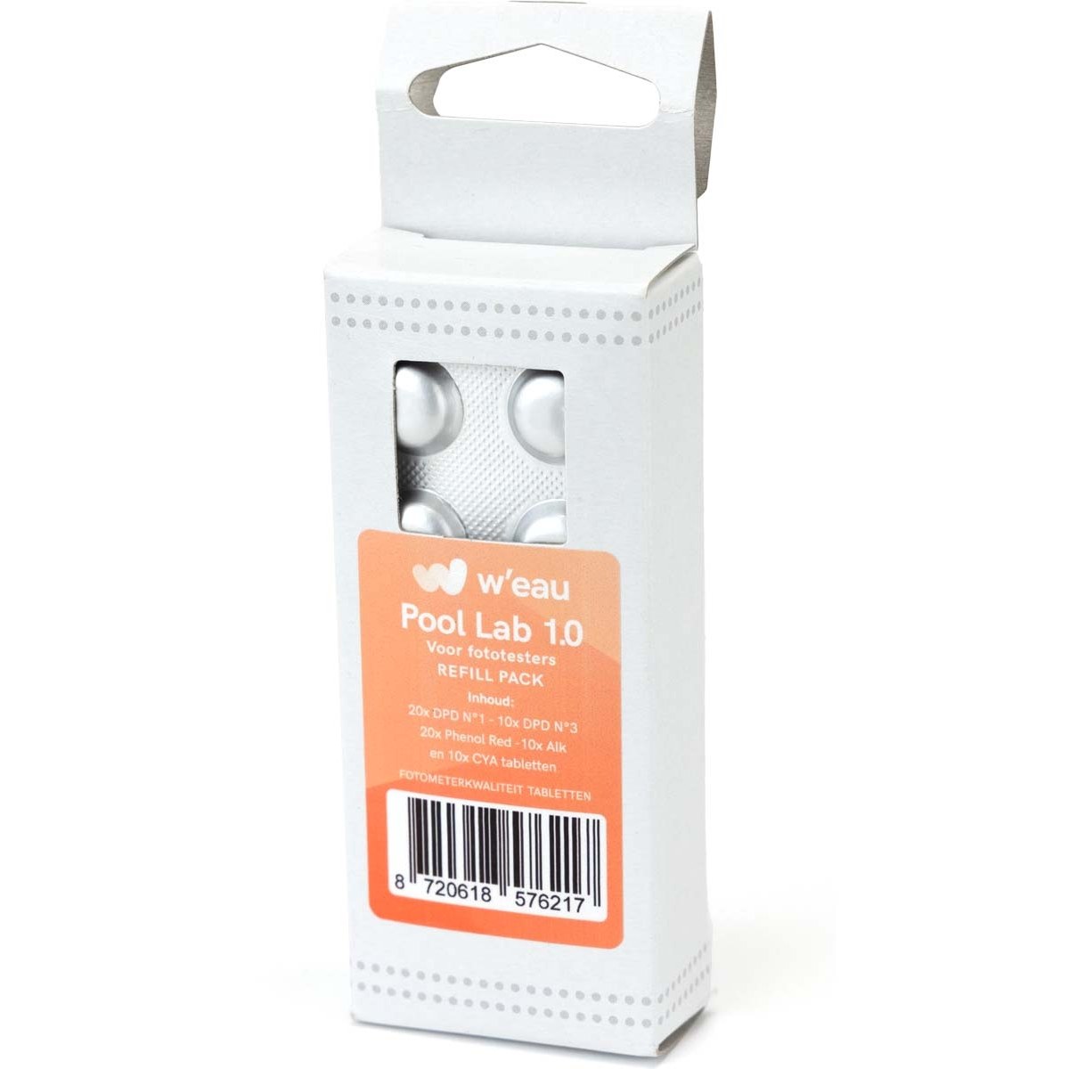 W'eau refill pack voor PoolLab - 60 stuks