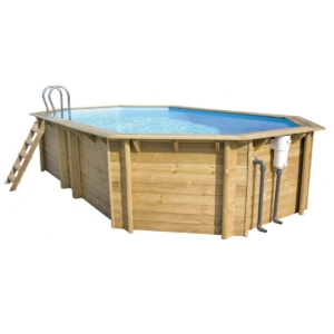 Weva Octo+ 640 houten zwembad (hoogte 1,46)