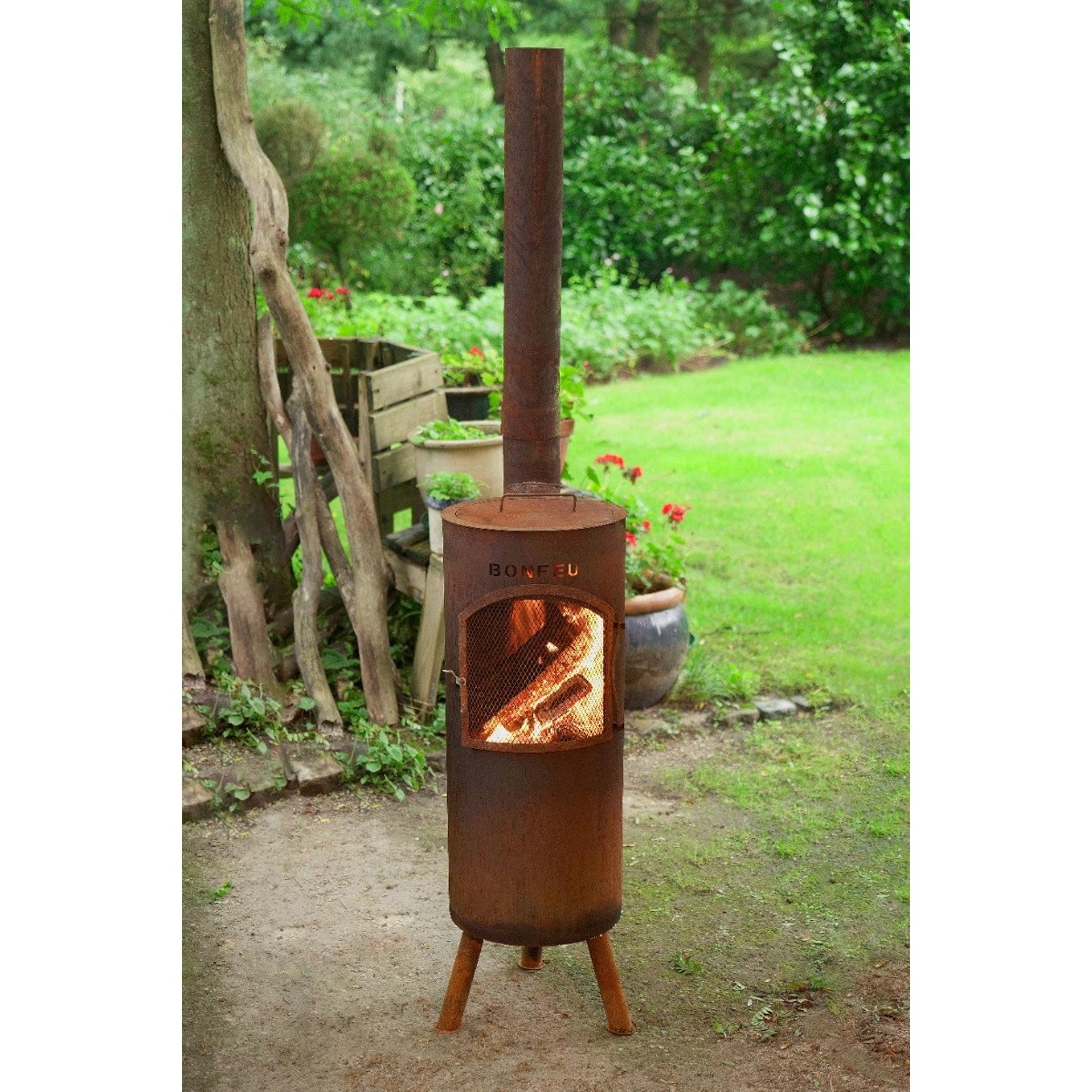 Bonfeu BonGiano LP tuinhaard - Corten