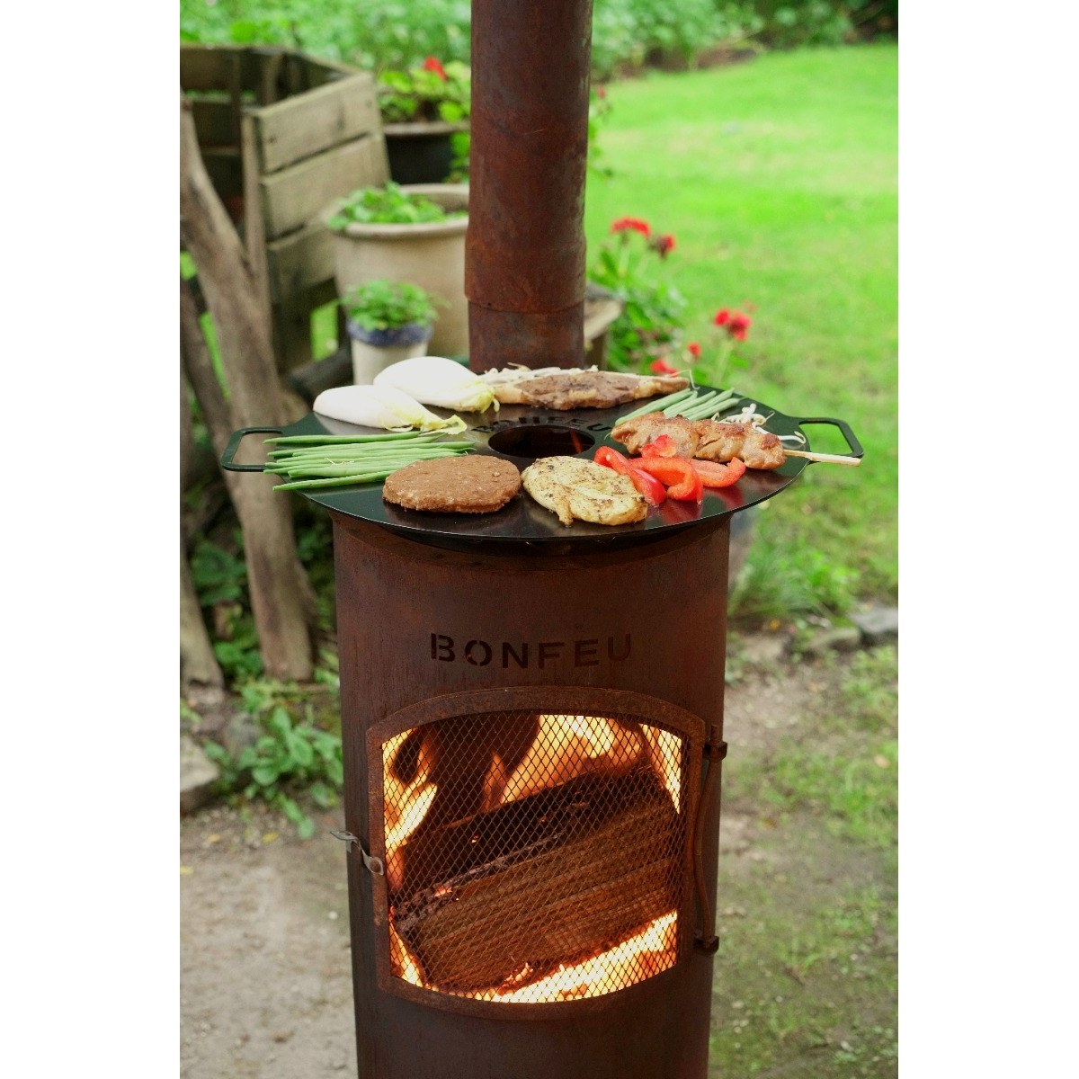 Bonfeu BonGiano LP tuinhaard - Corten