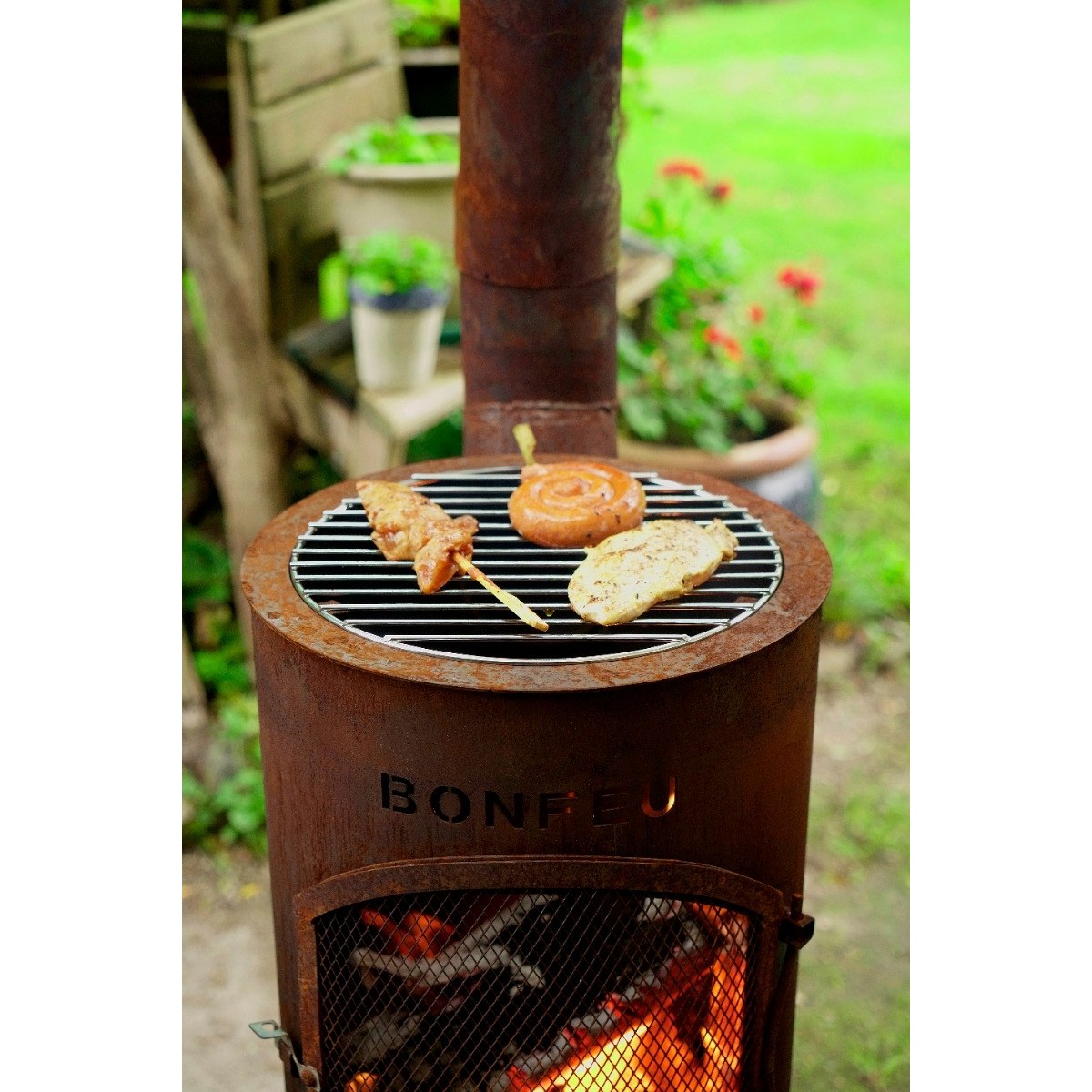 Bonfeu BonGiano LP tuinhaard - Corten