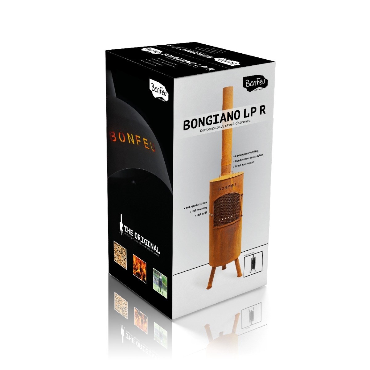 Bonfeu BonGiano LP tuinhaard - Corten
