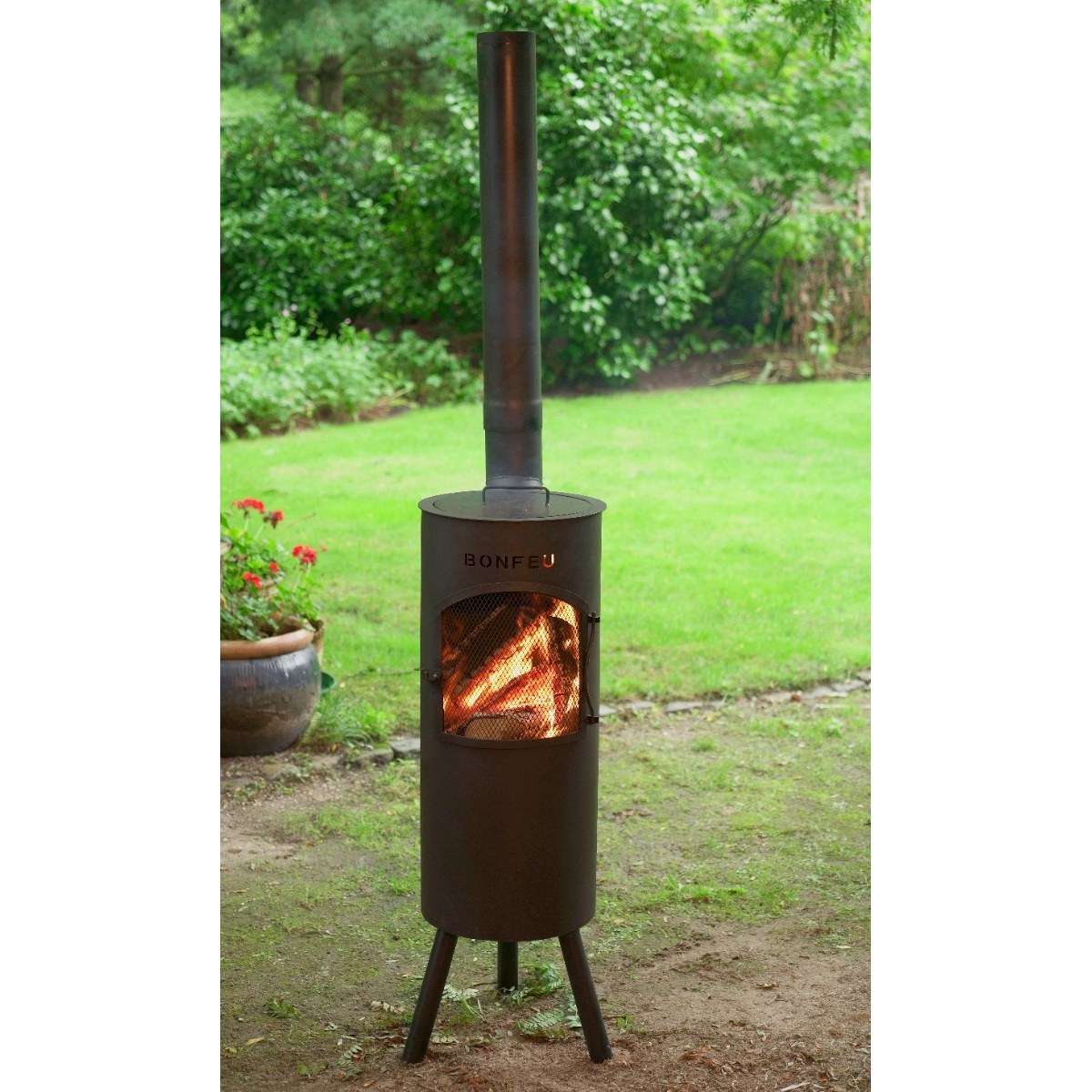 Bonfeu BonGiano LP tuinhaard - Zwart