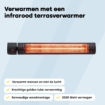 Luminous Golden Wall 2000 watt terrasverwarmer