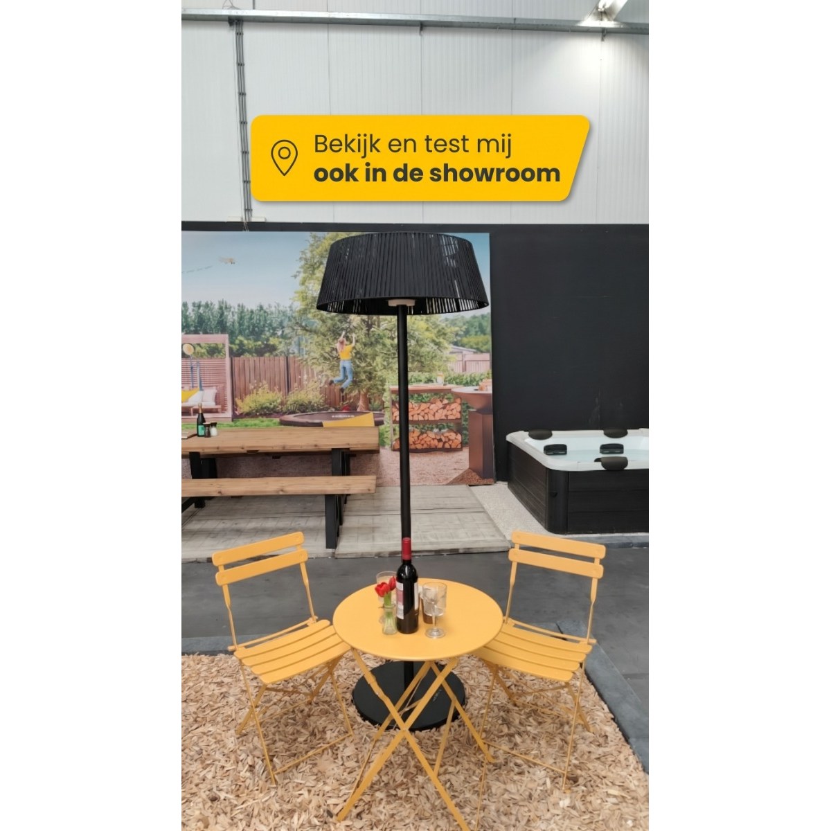 Luminous Lumora Floor 2000 watt terrasverwarmer