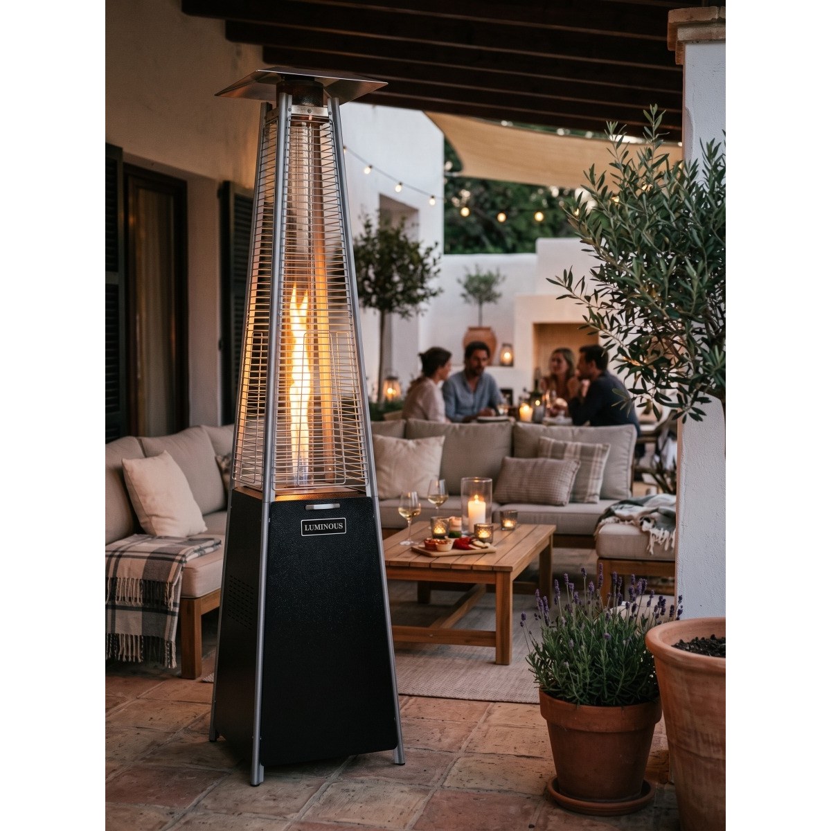 Luminous Tempra Flame gas 9.300 terrasverwarmer