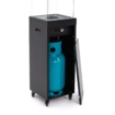 Planika Faro gas terrasverwarmer met beschermhoes - Zwart