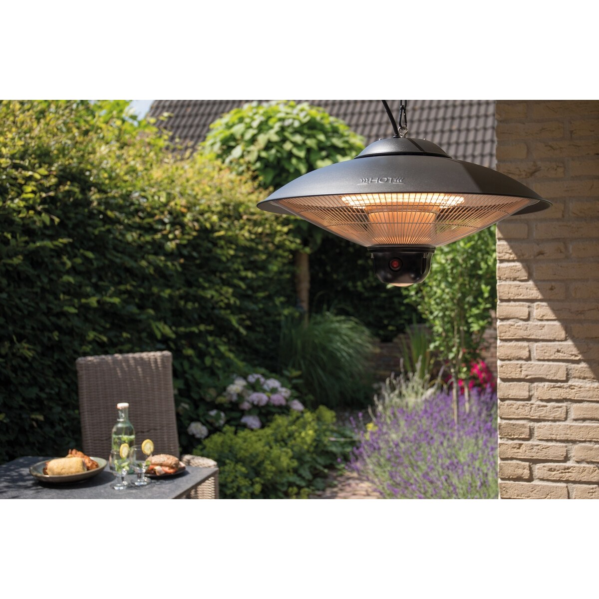 Sunred Heater Sirius Hanging 2100 terrasverwarmer - Zwart