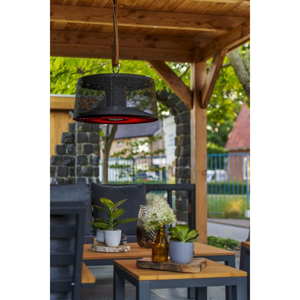 Sunred Smart Heater Moderna Artix Ultra Hanging 2000 - Grijs