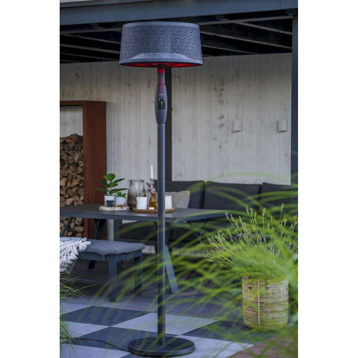Sunred Smart Heater Moderna Artix Ultra Standing 2000 - Grijs